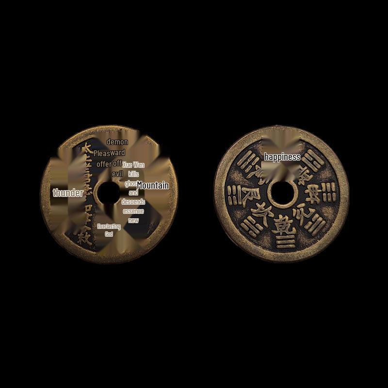 

Антикварные латунные украшения в виде горного призрака - Медные домашние подвески для сплетен с горизонтальной пряжкой 2.5 cm