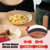 Kitchen Silicone Air Fryer Baking Paper Magnets Air Fryer Magnets Liner Holder Heat-Resistant Prevent Paper From Covering Food