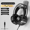 Wired Over-Ear Gaming Headset with Microphone for Mobile, Desktop & Laptop