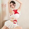Sexy lingerie maid seduction uniform seduction sexy sailor, chiffon pure lust