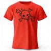 Summer Men's Cotton Top 2yk Sweetheart Skull Printed Short Sleeve Soft Large Loose Fashion Casual T-shirt