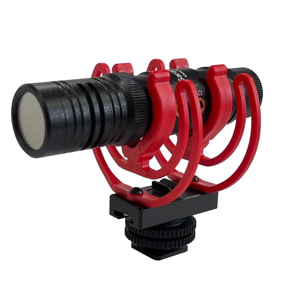 Saramonic Condenser Microphone ASMR Compatible Rycote Shock Mount VmicMiniS II Multi-pattern []