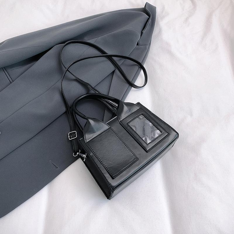 Premium foreign style bag women's 2025 new simple niche shoulder messenger bag fashionable portable small square bag