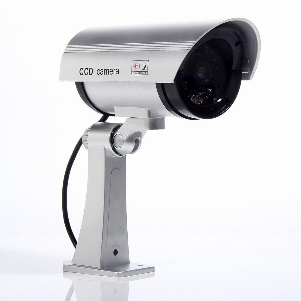Buy Blinking LED Red Fake Surveillance Dummy Bullet Camera Home