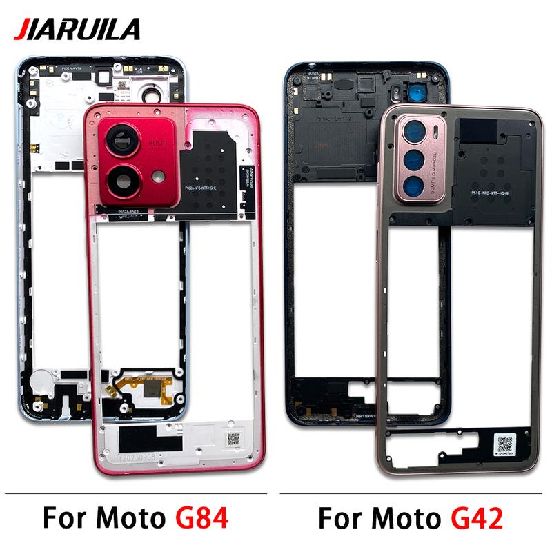 NUOVO Telaio Centrale Per Motorola Moto G13 G31 G41 G42 G84 G23 G6 Cornice Centrale Telaio Centrale Con Lente Fotocamera Parti di Ricambio