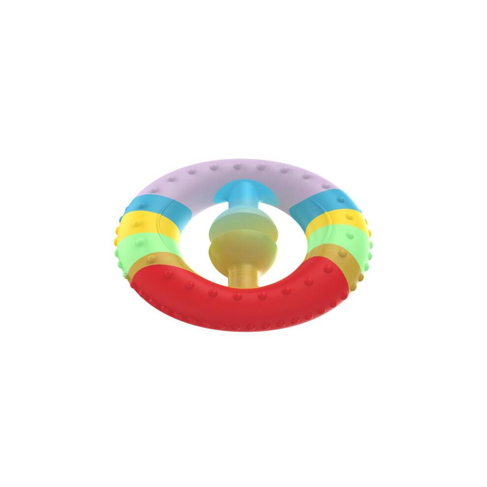 Colorful Silicone Squeeze Toy with Suction Cup for Sensory Play