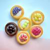 Miniature Fruit Tart Resin Accessories: Cream Glue, DIY Water Cup, Hairpin, Headband, Pendant Ornaments, Shoe Decoration.