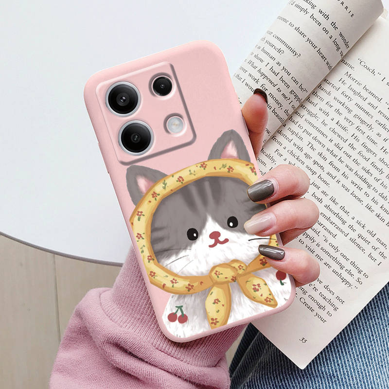 Cartoon Hülle Für Redmi 13C 4G 5G 13R Note 13 Pro Redmi13 Note13R Poco C65 M6 Pro X6 PocoM6 Niedliche Katzen Hülle Weicher Stoßfänger Paar