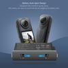 For Insta360 X5 Battery 2850mAh And LCD Dual ChannelFast Charger Hub Power Accessories For Insta 360 ONE X 5 Action Camera