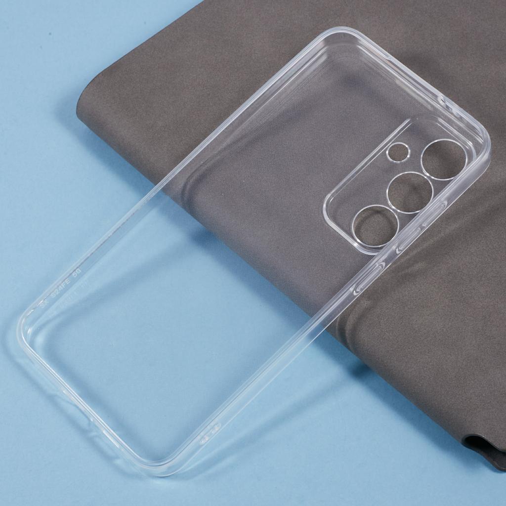 For Samsung Galaxy S24 FE Shockproof Case 1.5mm Thickness Clear TPU Phone Cover