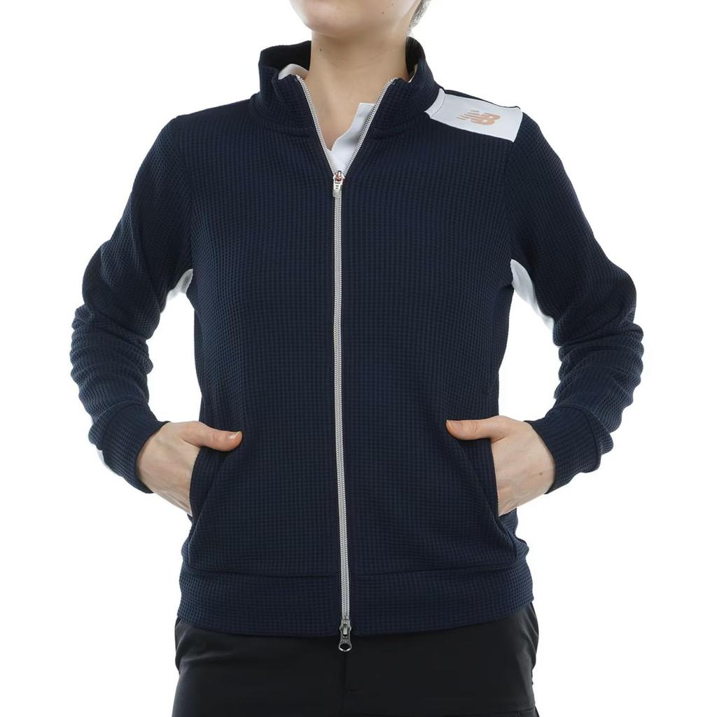 Golf Sweat Blouson Heat 2 [New Balance] Women's (Cardboard Knit, Retention, Stretch) / 012-3262501 121_Navy [L]