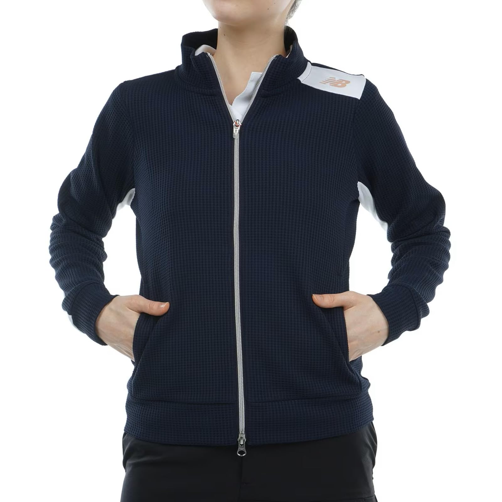 

Golf Sweat Blouson Heat 2 [New Balance] Women s (Cardboard Knit, Retention, Stretch) / 012-3262501 121_Navy [L]