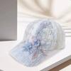 Lace  Flower Baseball Caps for Women Floral Lightweight & Quick Drying Mesh Sports Hat Birthday Gift for Families Friends