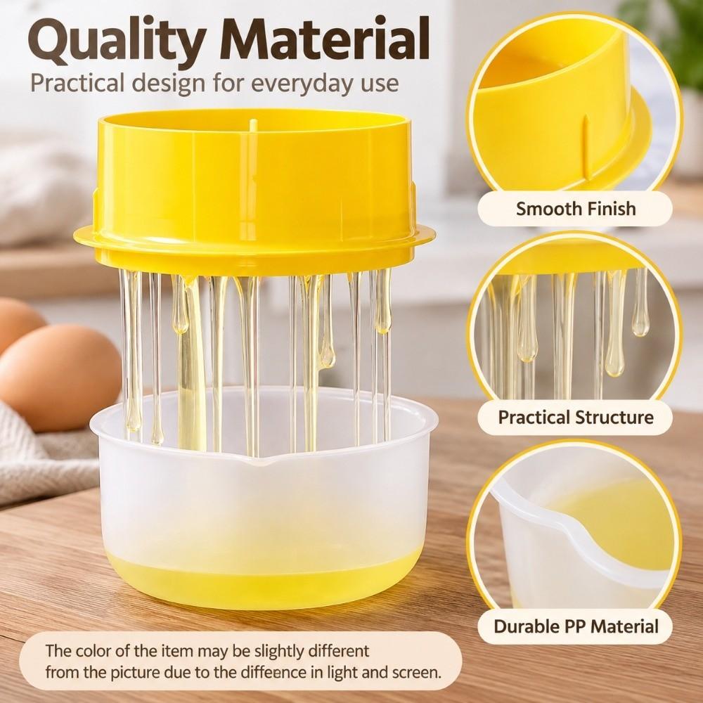 Easy To Clean Egg Separator Large Capacity Yolk Filter Separator Kitchen Accessories