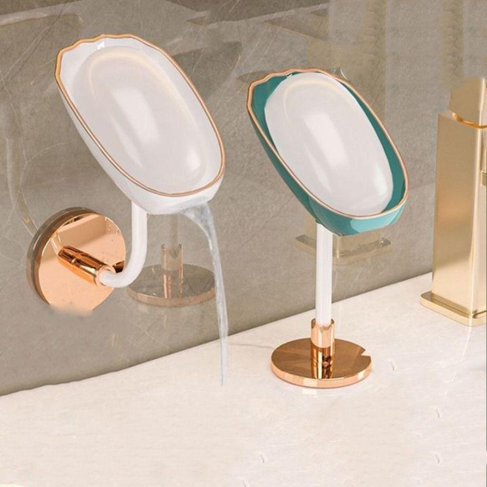 

Self-Adhesive Non-perforated Bathroom Accessories Soap Dish Soap Box Soap Container Soap Holder белый