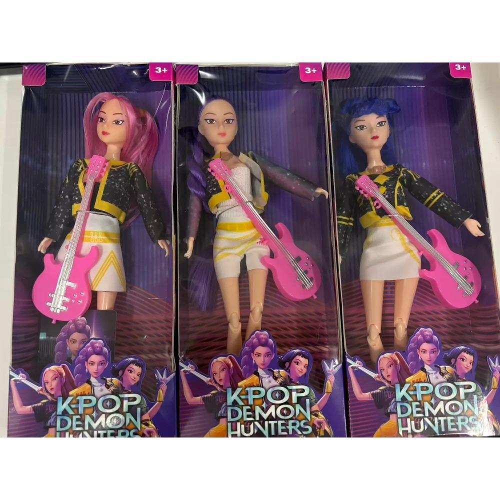 

Останній набір іграшок Kpop Demon Hunters у вигляді фігурок для живого екшену з тематичною піснею, кольоровими вогнями, фігурки для фанатів та with music