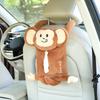 Auto-Taschentücherbox Niedliche Cartoon-Auto-Taschentücherbox Halter Serviettenbehälter Organizer Sitzlehne Für Fahrzeug Straße SUV Frauen Männer LKW Fahrten