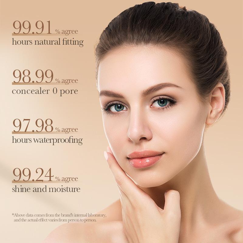 BIOAOUA Lightweight Breathable Foundation No Makeup Removal bb Cream
