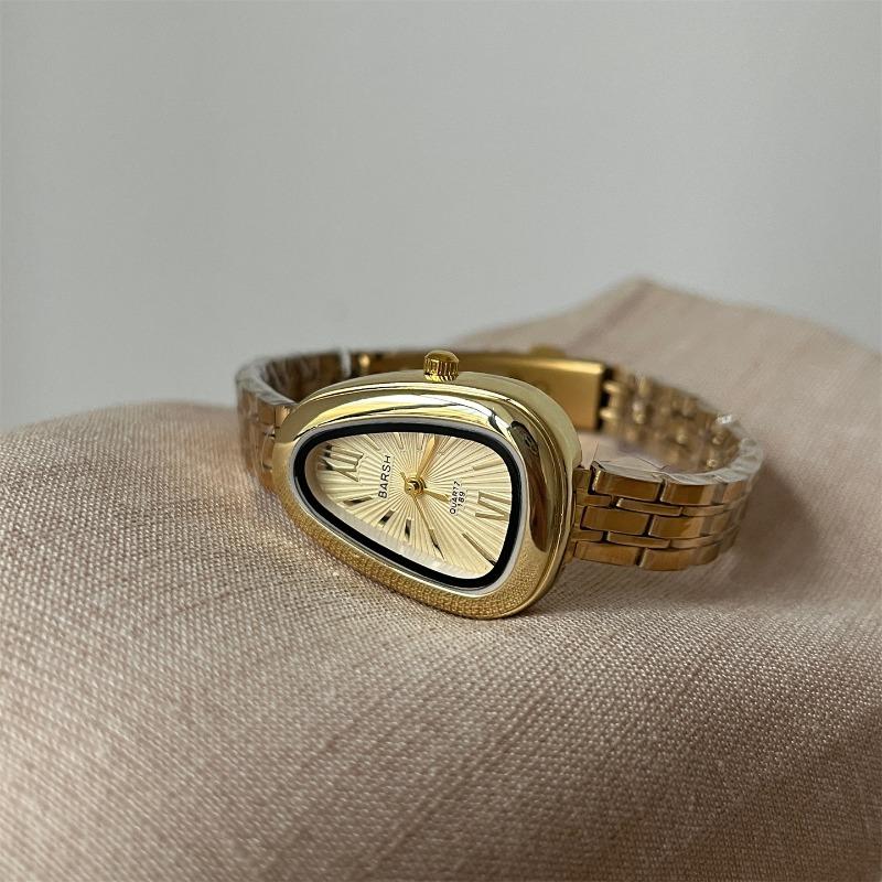 Snakehead Steel Belt Chain Watch Women's Light Luxury Commuting High Sense Simple Quartz Women's Watch