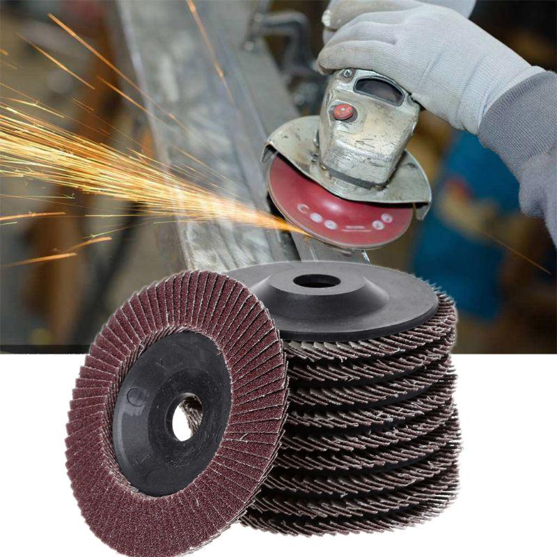 3Pcs 3 Grinding Wheels Flap Discs Angle Grinder Sanding Wood Abrasive Tool Kit
