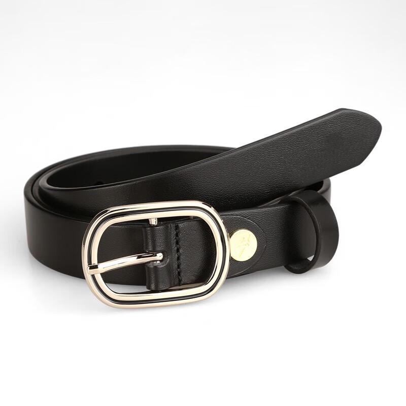 Women's Fashion Leather Round Buckle Belt