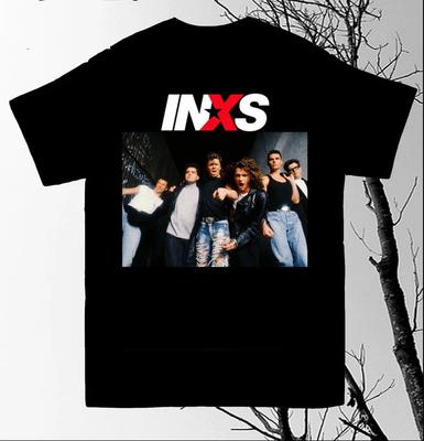 Inxs Kapela Rocková Hudba Krátký Rukáv Unisex Tričko Všechny Velikosti S-2345XL CS0170 Unisex Tričko