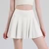 Women's Summer Casual Square Neck Dress With Pockets Cute Sleeveless High Waisted A-Line Vest Skirt