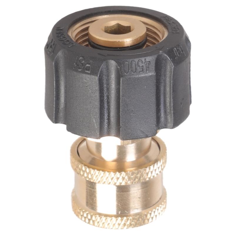 

14mm Female Garden Hose Connector 1/4 Thread Garden Hose Adaptor Versatile Garden Hose Connector For Pressure Washer Tool 1