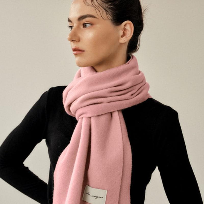 White Project MINIMAL LAMBS WOOL MUFFLER [13COLOR]