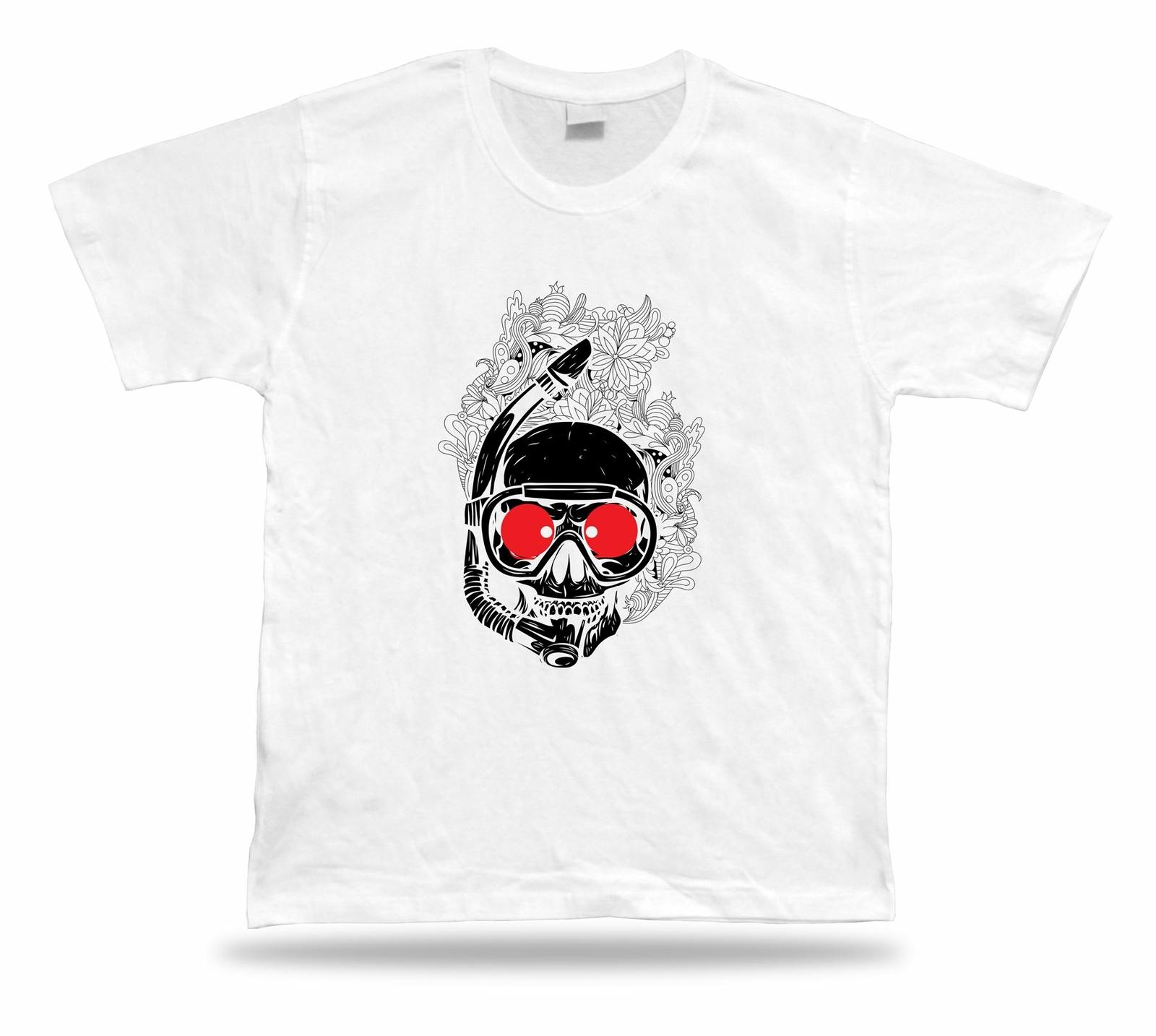 

Skeleton Snorkeling Gear Moster Floral awesome tshirt design special gift tee 5XL різнокольоровий