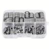 Stainless Steel Flat Washer Assortment Kit M2 M2.5 M3 M4 M5 M6 M8 M10, Hardware Fasteners for Home Decoration Industrial Repair