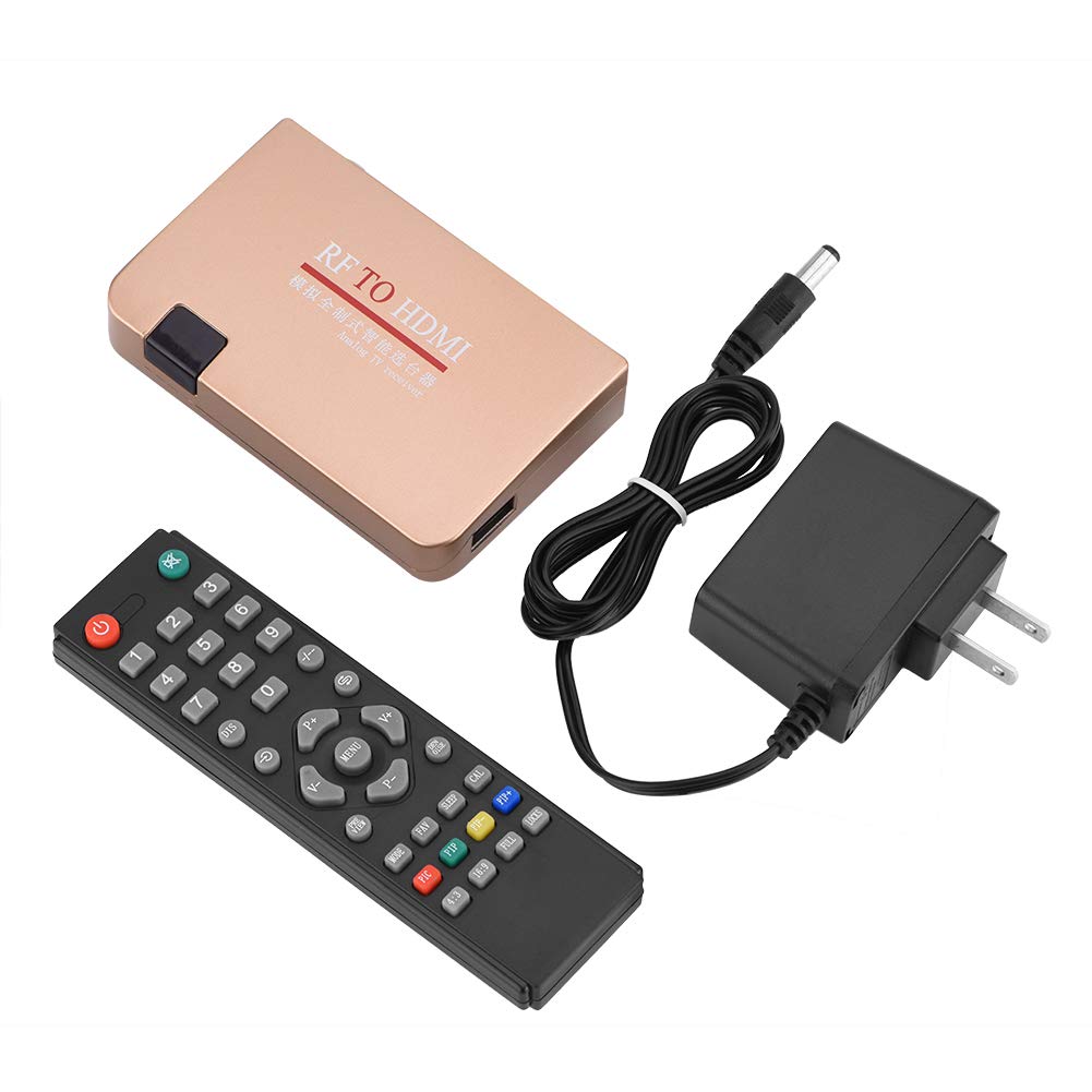 Fosa RF To HDMI RF To HDMI Converter Converter, 100-240V Voltage, (Gold, US)