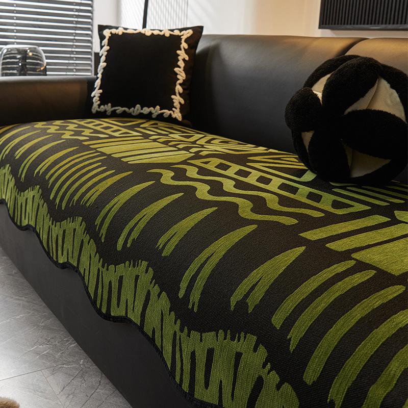 Bohemian Sofa Cushion Universal Four-Season Special-Shaped Sofa Seat Cushion Chenier Sofa Cover Non-Slip Sofa Cover
