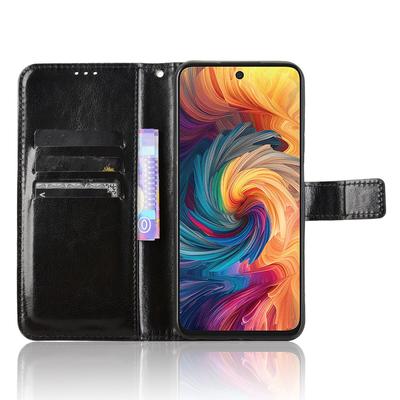 For ZTE Blade V70/nubia V70 Case Crazy Horse Texture PU Leather Phone Wallet Cover