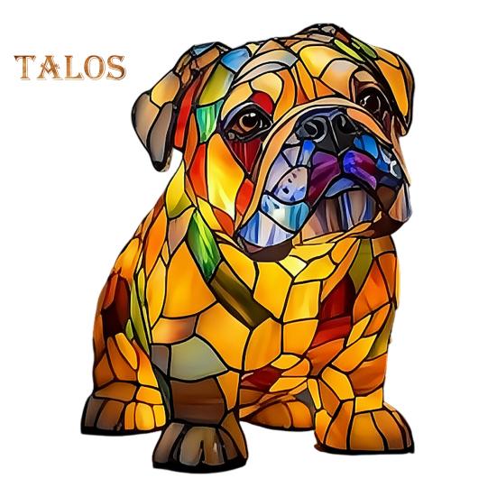 

Светодиодный ночник с мягким свечением, не бликующий, забавный, очаровательный, в форме бульдога, таксы, настольный светильник в форме животного 20cm A