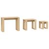 Vidaxl Nesting Tables, 3 Pcs., Wood-Based Material