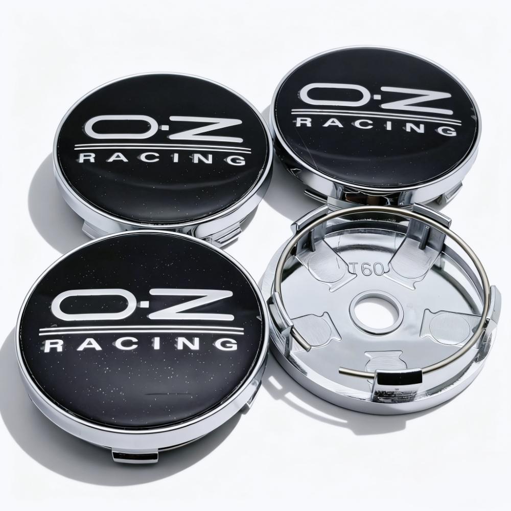 

4pcs OZ Racing Logo Emblem Car Wheel Center Caps 60MM 56MM Wheels Hub Cap O.Z Badge Rim Hubcaps Dust Cover Replace Accessories OZ Badge&4pcs T60 Wheel Caps