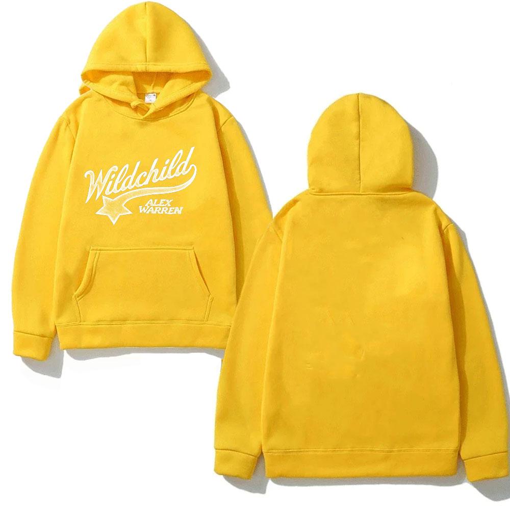 Alex Warren 2026 Nuovo Album WILDCHILD Felpa con Stampa Unisex per Autunno Inverno con Cappuccio Comoda Felpa con Cappuccio