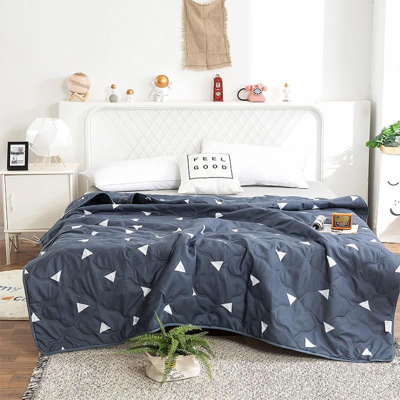 

Летнее тонкое ультразвуковое хлопковое одеяло с алоэ для студентов общежитий 200x230 cm