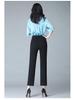 Women's High-Waisted Slimming Straight-Leg Suit Pants - Loose, Elastic, Plus Size, Casual for Spring & Autumn