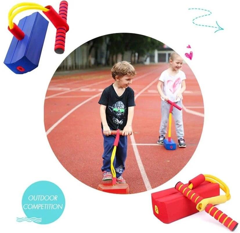 Presentes para meninos e meninas de 3 anos, pula-pula de espuma para crianças, brinquedos ao ar livre para crianças autistas, brinquedos divertidos, presentes para meninas, brinquedos para autismo