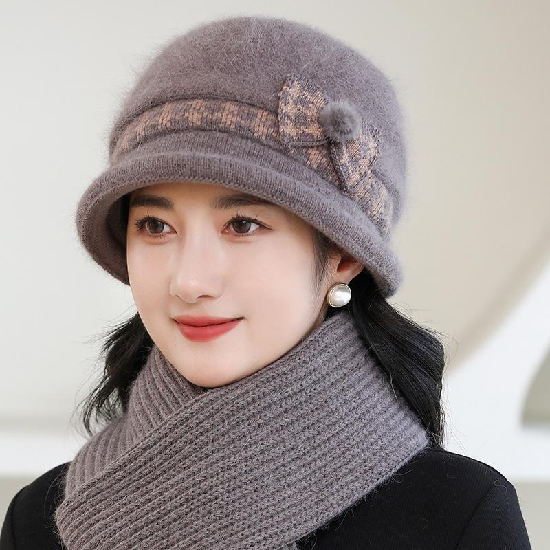 

Осенне-зимняя вязаная шапка, модная плюшевая шапка для взрослых, утолщенная теплая вязаная шапка для женщин, замена волос