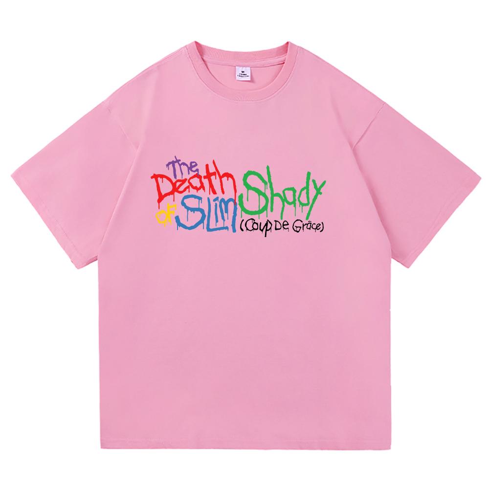 Eminem Smrt Slim Shadyho Renesance Pánské/Dámské Harajuku Hip Hopové Tričko Unisex Vysoce Kvalitní Bavlněná Trička Topy