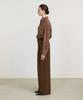 STEP AROUND Front Tuck Wide Slacks_Brown