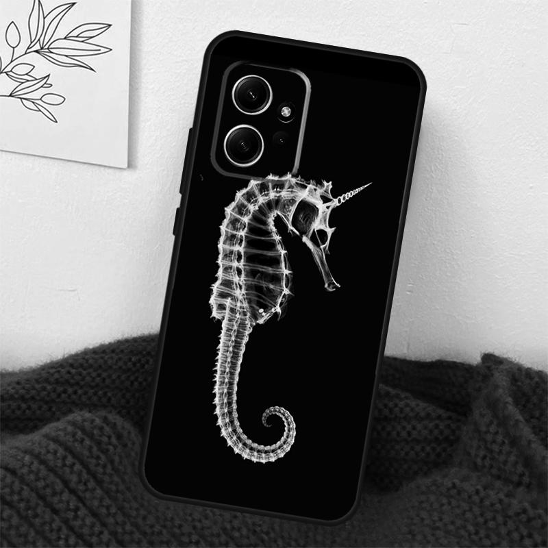 Coque Hippocampe Pour Xiaomi Redmi Note 13 10 11 12 14 15 Pro Plus Housse Pour Redmi 15 15C 14C 10C 12C 13C