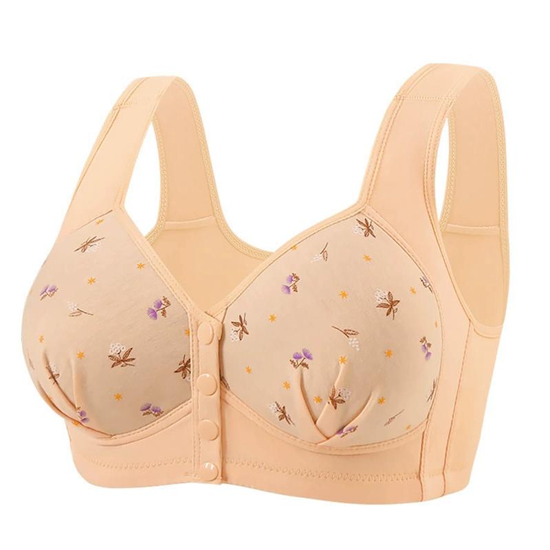 Damen Große Größe Frontverschluss BH Breiter Träger Weste Stil BH