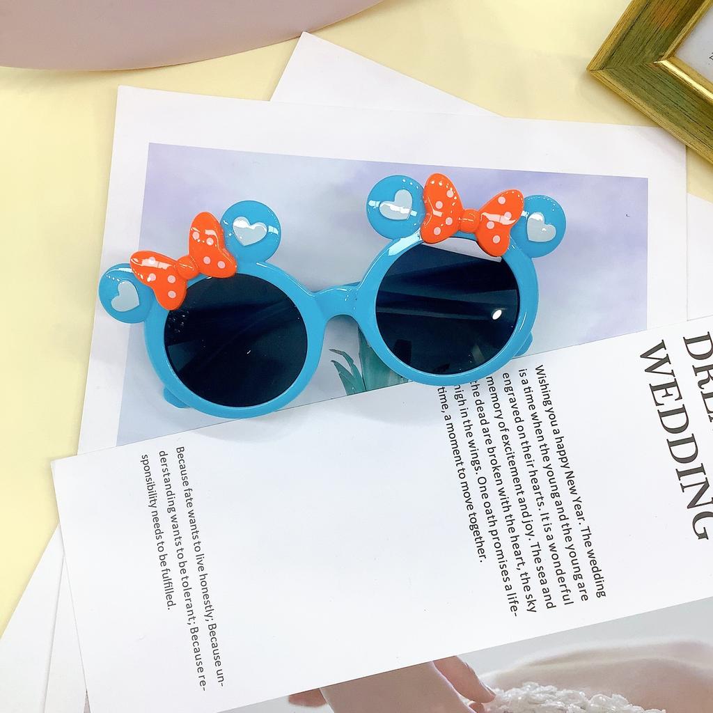 Fashionable And Cute With Cartoon Concave Design, Baby Sunglasses For Travel, UV Resistant Children's Sunshades