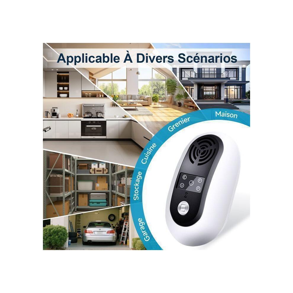 Ultrasonic Pest Repeller for Mice, Rats and Mosquitoes, Silent Chemical-Free Indoor Device for Home, Garage and Attic
