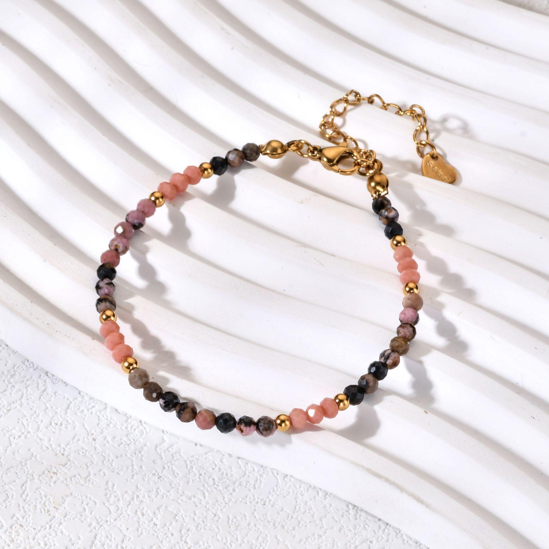 Women s Gold Sandstone Starry Sky Bracelet: Niche, Light Luxury Design