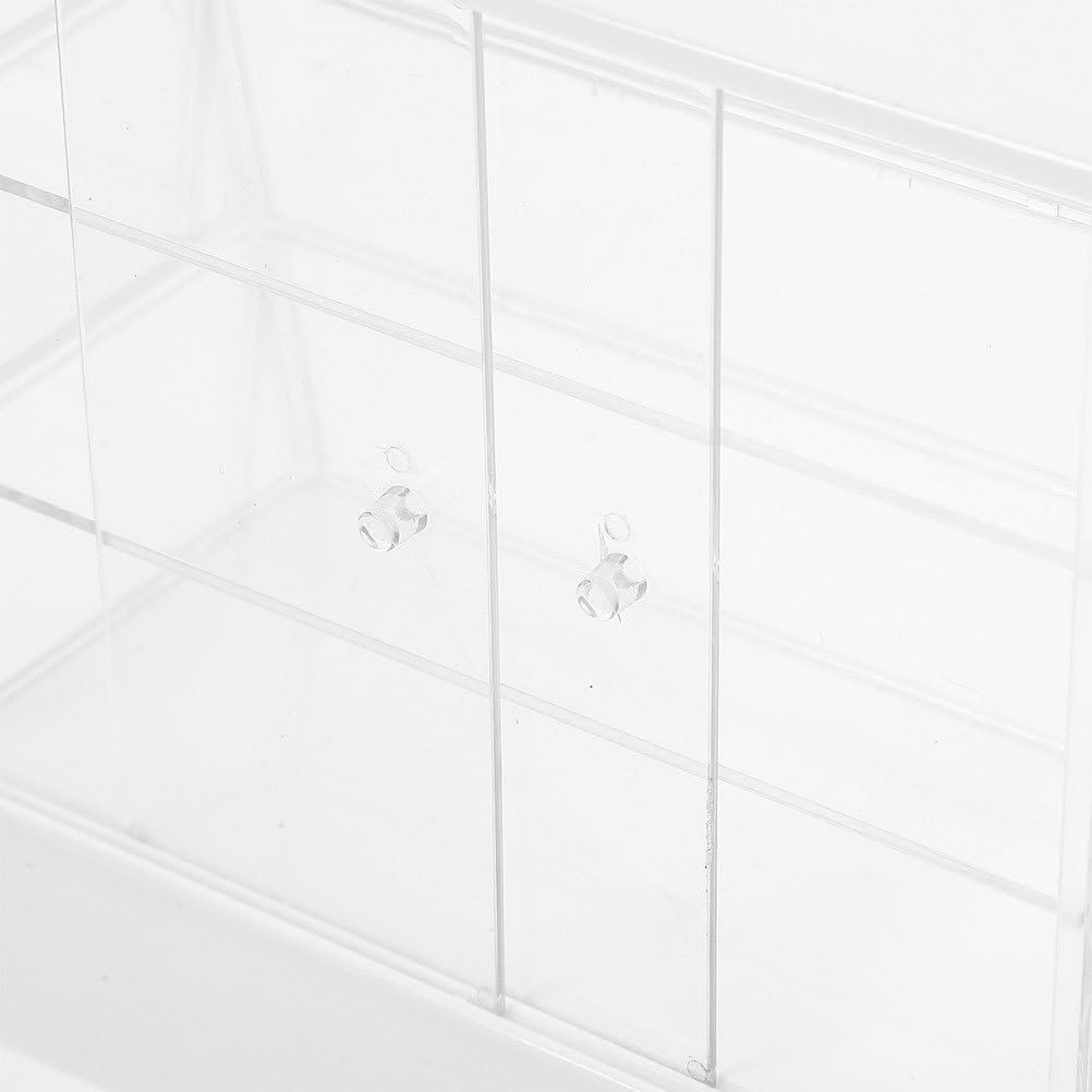 NOLITOY 2-teiliges Puppenhaus-Miniatur-Kuchenschrank-Modell, Kunststoff, Mini-Haus-Dekorationszubehör, Weiß